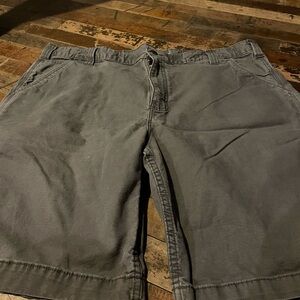 Carhartt Men's Charcoal Flat Front Shorts